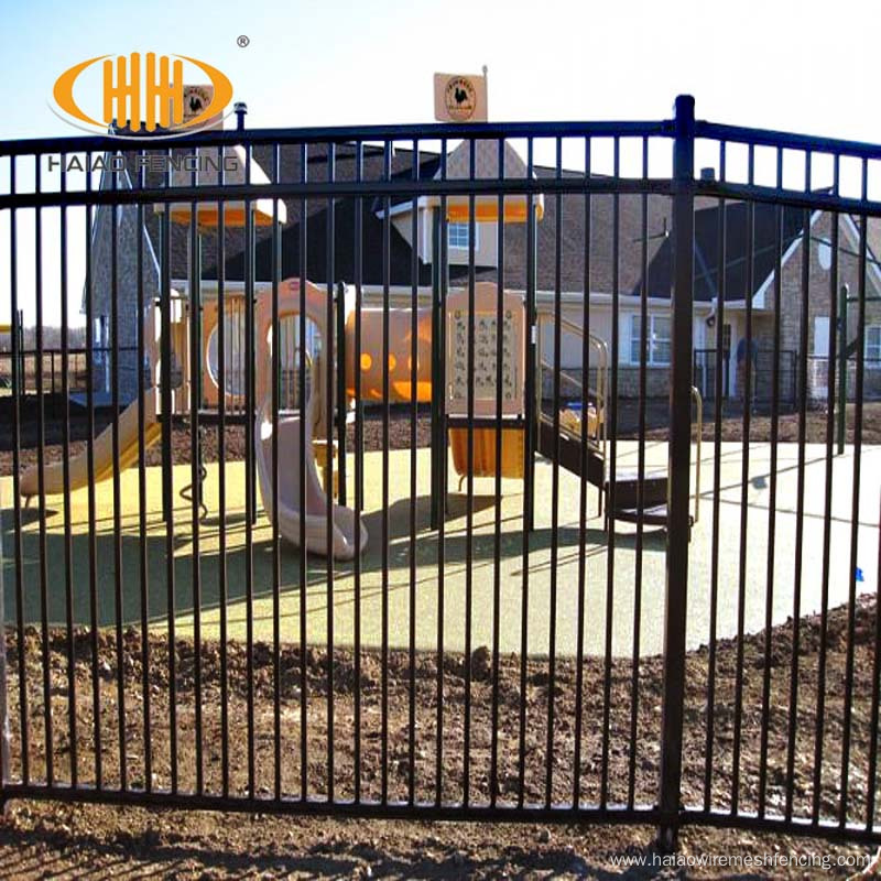 The most fashion wholesale unclimbable zinc steel fence