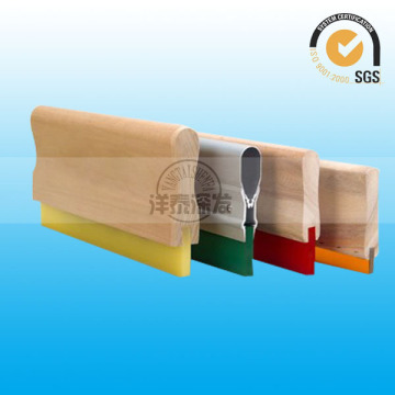 wooden handle screen printing squeegee, wooden handle duro squeegee, pu rubber squeegee with holders