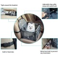 Portable Pet Car Booster Seat Travel Carrier Cage