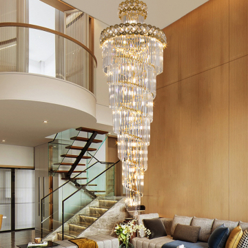 Customize Modern Luxury Crystal Empire Chandelier for Empire Hotel Lobby