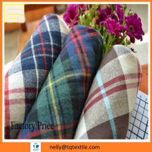 Shijiazhuang printed cotton flannel shirt factory printed fabric