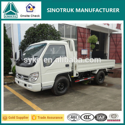 High Quality 3 Tons Foton Small Cargo Trucks with Euro II Engine