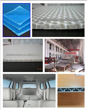 Plastic sheet machine