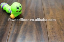 acacia engineered flooring in hand scraped wave
