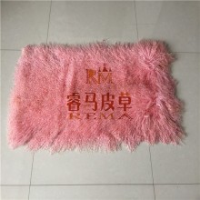 FASHION PINK MONGOLIAN FUR FOR WOMEN MONGOLIAN FUR VEST MONGOLIAN FUR GARMENT