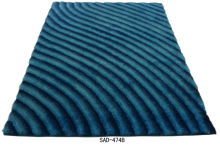 Polyester Silk with thin yarn 3D Shaggy