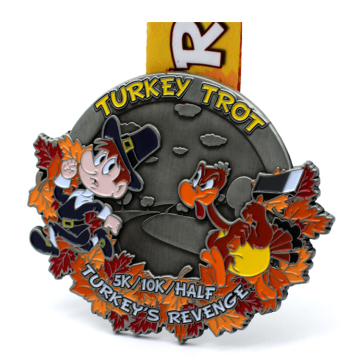 Metal Medals Bulk Turkey Trot Award Medals Bulk