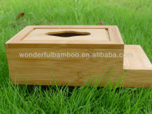 new bamboo rectangular tissue box