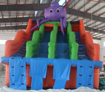 giant inflatable water slide for adult and kids inflatable water slide/blue water slide 079