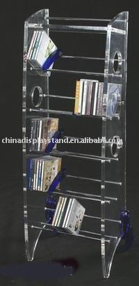 Acrylic Book Floot Display Rack/ bookshelf