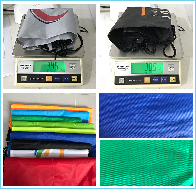 210d Polyester Bag Tie-dye Drawstring Bags Cotton Gym Bag