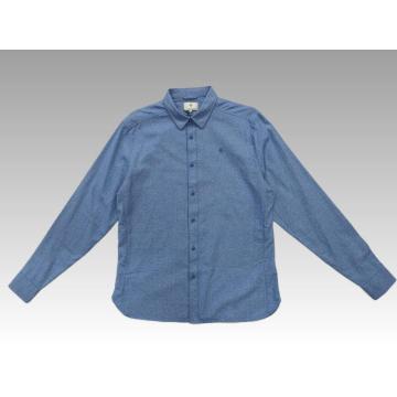 BLUE MELANGE MEN'S SHIRTS