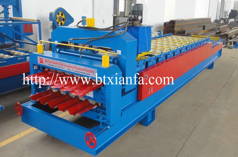 Corrugated Cold Rolled Steel Tile Roll Forming Machine