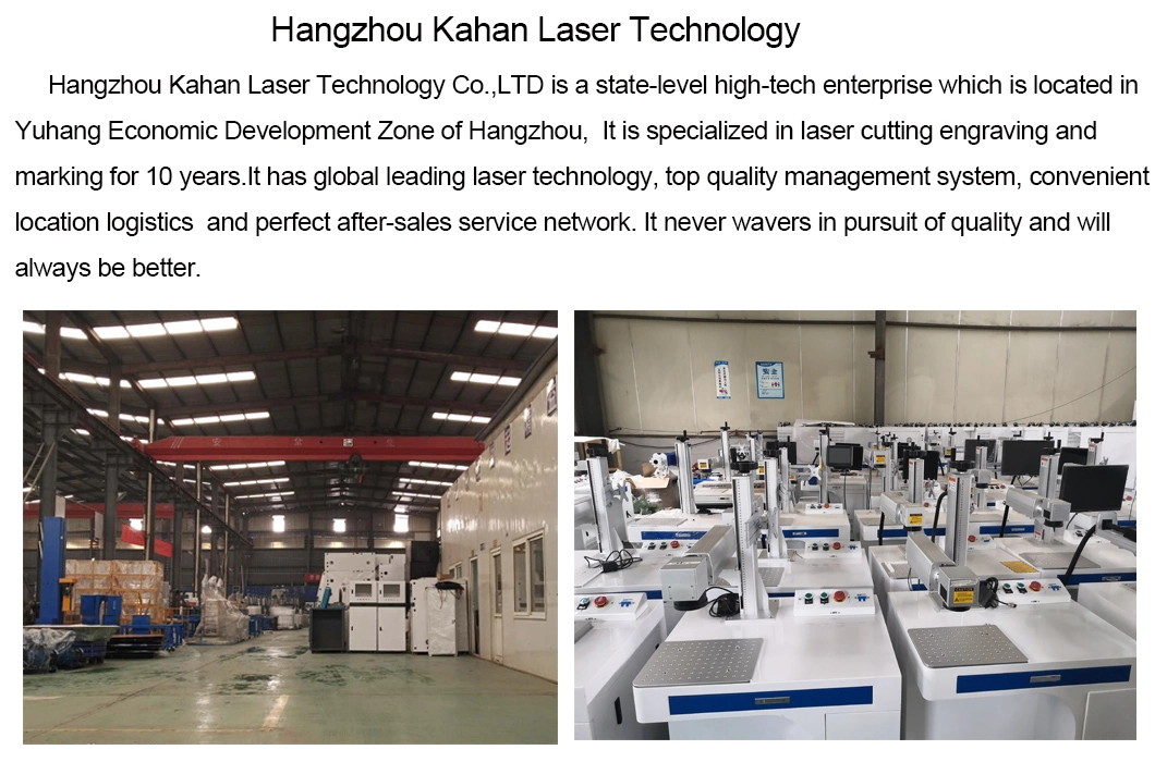 Kh Split Desk Portable Type 50W Fiber CO2 Laser Marking Machine