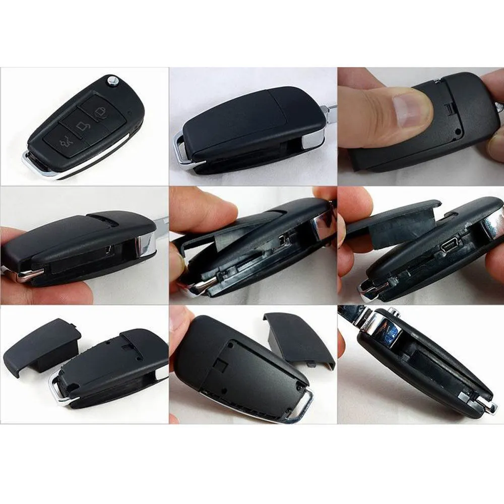 HD 1080P Car Key Chain Hidden Mini Camera DVR Motion Dectect IR Night Vision