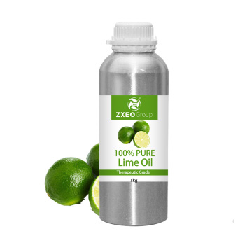 Óleo essencial de limão 100% puro - óleos orgânicos naturais de cal com certificados de garantia de qualidade