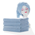 Super soft microfiber hair drying towel