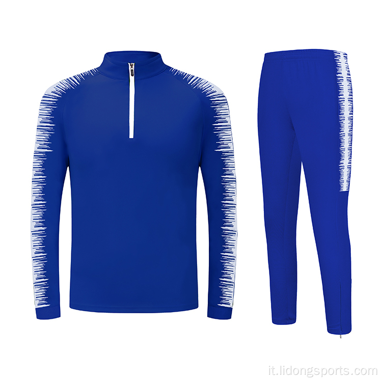 Allenamento all&#39;ingrosso Gym sweatsuit personalizzato logo sportivo montato all&#39;ingrosso donne tuta