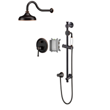 Brass Oil Rubbed Bronze Rain Head Shower Systems