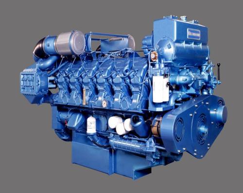 Marina auxiliar motor Diesel 4 cilindros 66kw para grupo electrógeno
