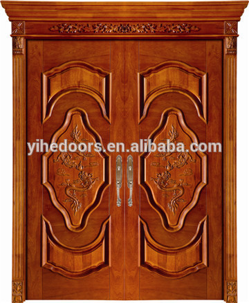 Villa entrance wood design door