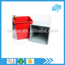 Square Metal Steel Multicolour Waste Bin/Waste Can