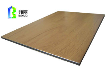 PVDF Coated Wood Texture Aluminum Composite Panel