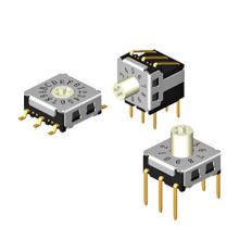 Rotary Coded Switch, 10x10, 10 and 16 Steps
