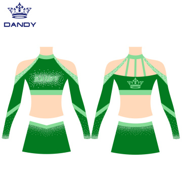 Cắt vai Cheer crop Top