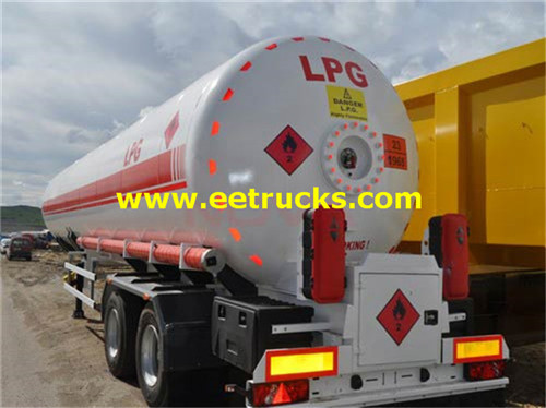 50000 lita 25ton LPG Semi-Trog Semi-Trailer Tankuna