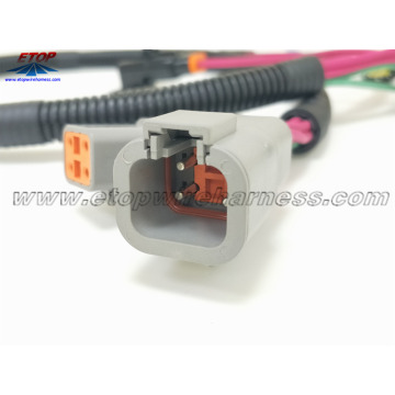 auto harnassen met 3-pins platte trailer batterij connector