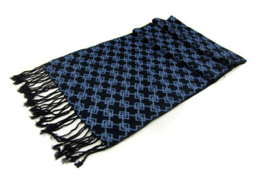 Black Elegant Mens Scarf