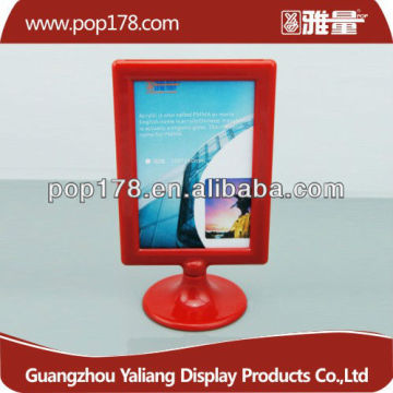 2014 Hot sales Digital Photo Frame AcrylicABS Desktop Photo Frame Funny Clear ABS Photo Frame Manufacturer
