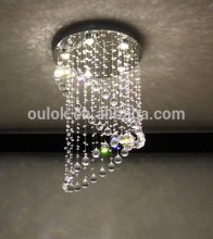 Crystal ceiling lights modern led pendant lamp ring chandelier