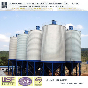 Steel Hopper Silo for Cement Storage 500T