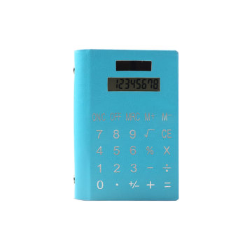 PU 8 Digit Displayed Coil Notebook Calculator