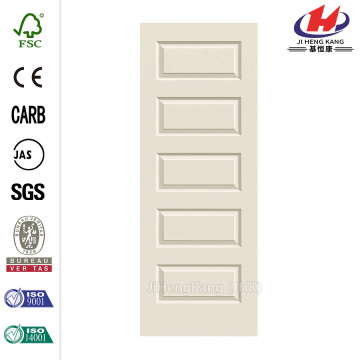5-Panel  Style Primed Molded Interior Door