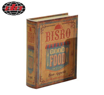 Antique MDF Wooden Book Box