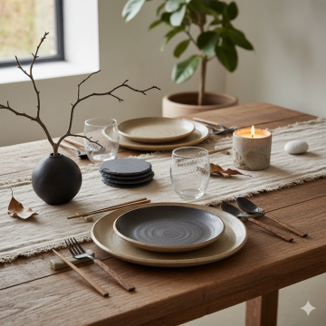 Wabi-Sabi Artisan Tableware Collection