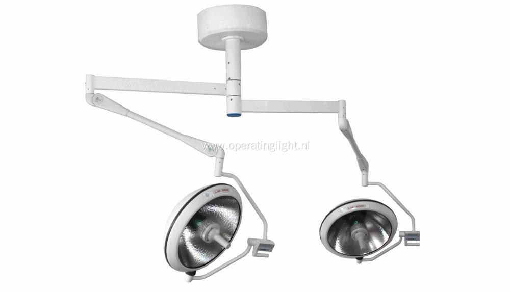 Halogen source double arm lamp