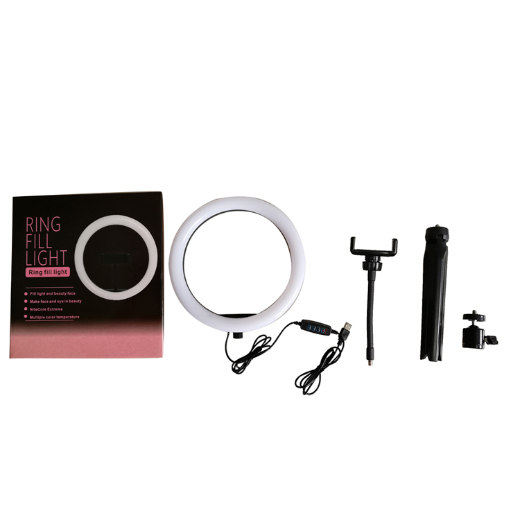 10 inch ring fill light with package