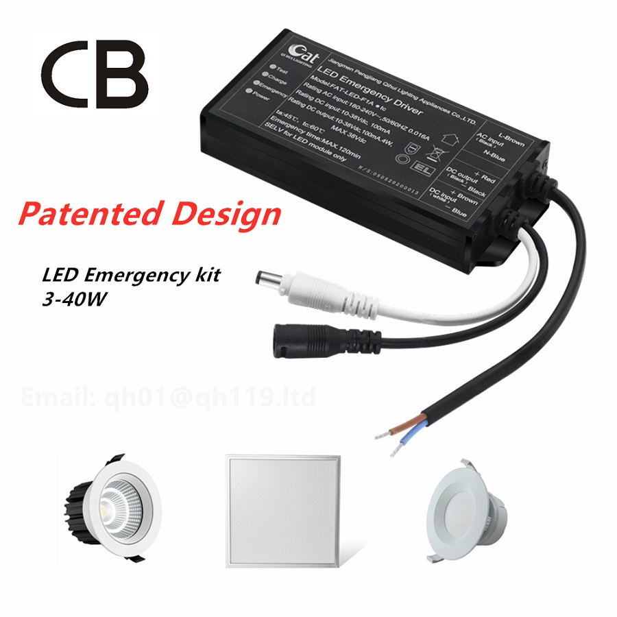 Panel LED Luz de 4W Conductor de emergencia con CB