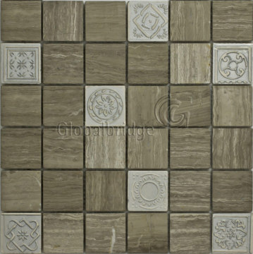 Carving Stone Mosaic Tile (Carving SD-W08)