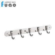 FUAO wall mount towel hooks metal hooks for hangers