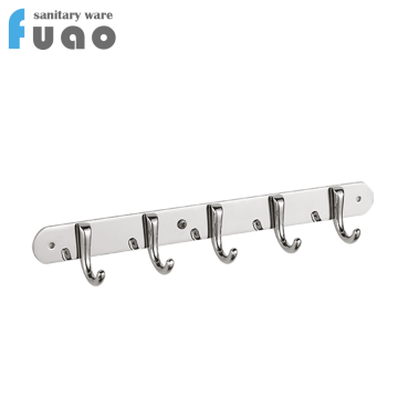 FUAO wall mount towel hooks metal hooks for hangers