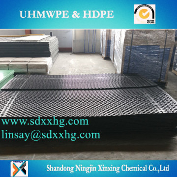 UHMWPE plastic drilling rig mats PE material temporary ground mats road mats,oil drilling rig mats