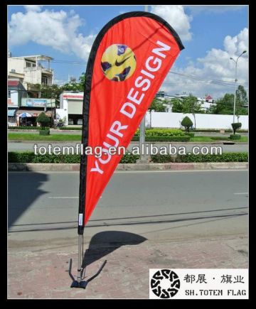 Dye Sublimation 2 Sides Printing Flag Banners