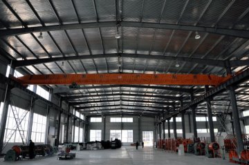 Truss steel structural frame