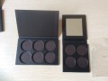 Palette de fard à paupières de marque privée en carton de maquillage fantaisie personnalisé, palette de fard à paupières maquillage vide avec miroir