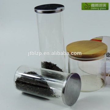 Borosilicate glass vacuum seal coffee canister